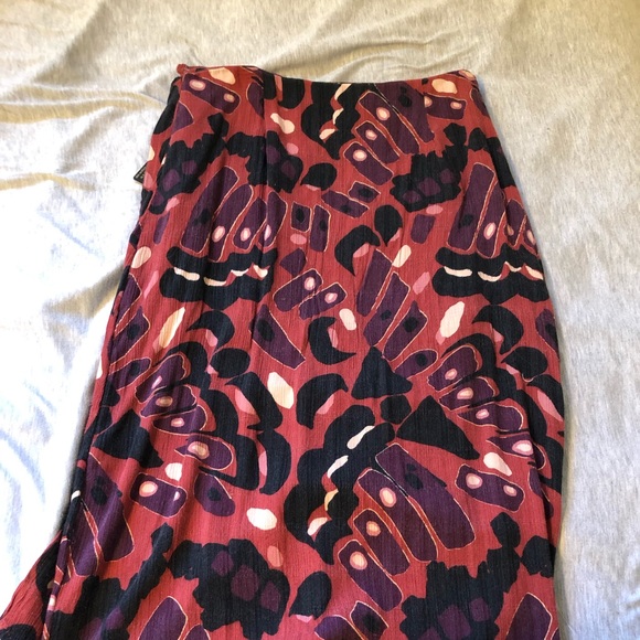 Free people high low asymmetrical maxi skirt - Picture 3 of 4